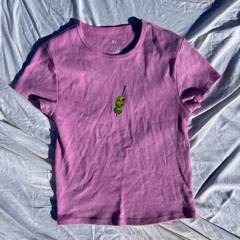 Pink UO baby tee